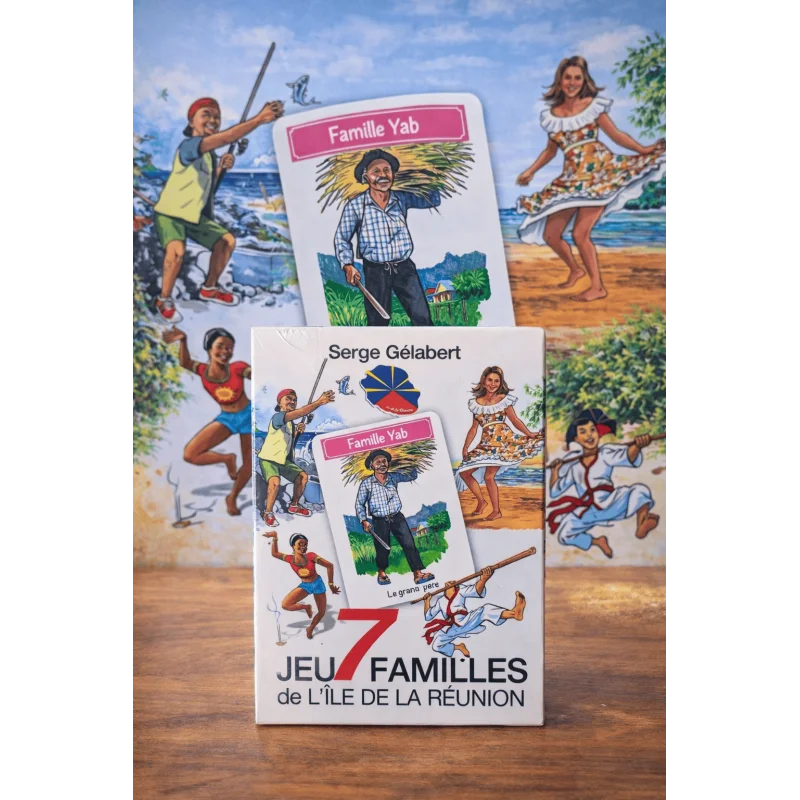 Boîte du jeu Jeu des 7 familles de La Réunion